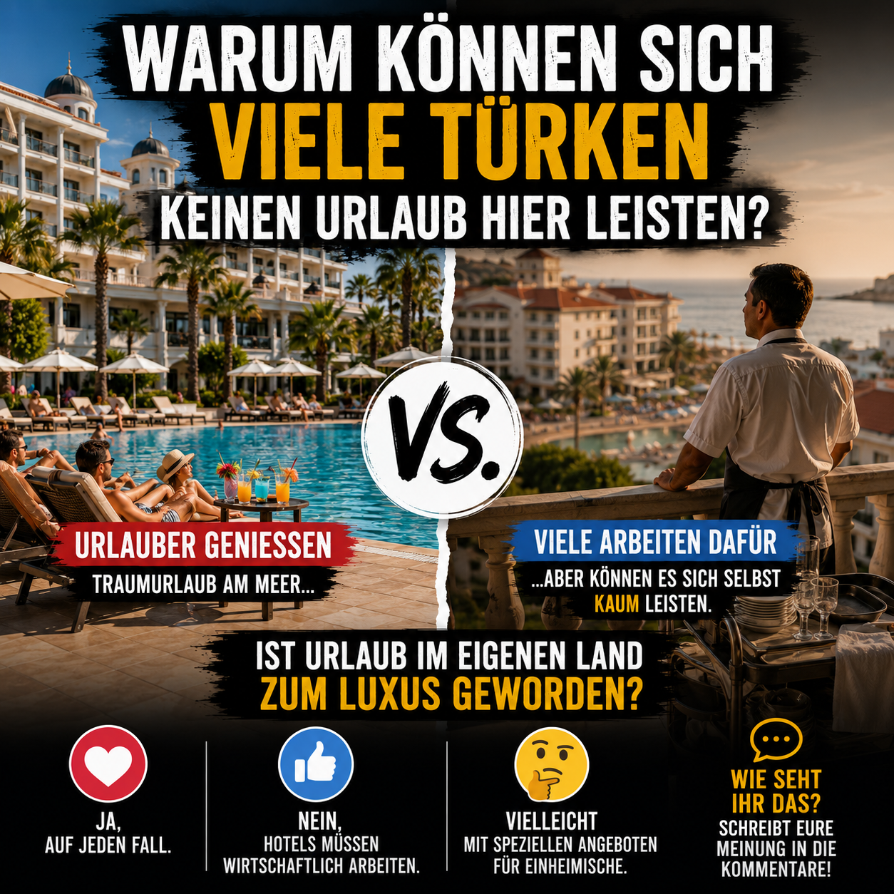Warum können sich viele Türken selbst keinen Urlaub an der Türkischen Riviera leisten?